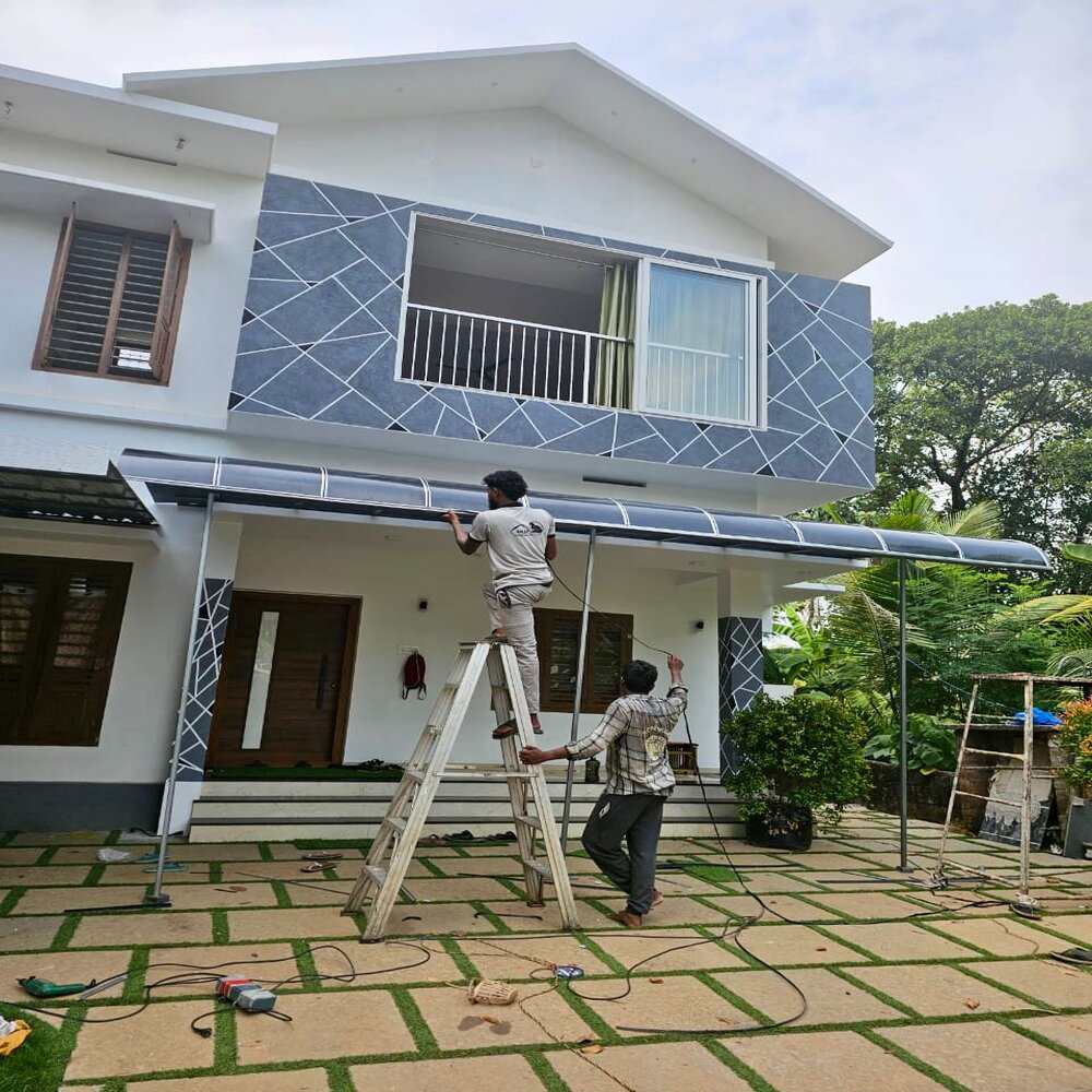 Truss work in Kerala Providing Roofing services. Leakage proof.Thrissur, Kerala